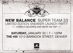 New Balance Super Team 33 Fish Release Party The 400 Denver Colorado CO